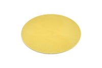 Shiny Huge Blank, 10 Huge Raw Brass Round Stamping Blanks (32mm) Brs 1452-4 A0420