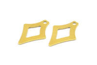Brass Arrow Charm, 25 Raw Brass Arrow Head Charms, Findings (17x12mm) Brs 1996 A0640
