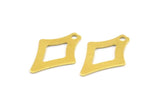 Brass Arrow Charm, 25 Raw Brass Arrow Head Charms, Findings (17x12mm) Brs 1996 A0640