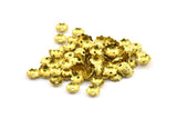 Brass Bead Cap, 50 Raw Brass Bead Caps (8mm) Brs 310 A0174