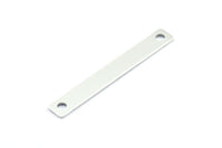 Customized Silver Bar, 10 Aluminum Stamping Connectors (54x7mm) B0099