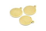Brass Cabochon Tag, 24 Raw Brass Cabochon Tags With 1 Loop, Stamping Tags (17x14.5x1mm) BS 2063