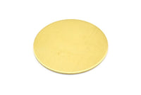 28mm Round Blank, 10 Raw Brass Stamping Blanks, Tags Without Holes (28x0.80mm) K622