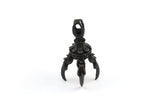 Dragon Claw Pendant, 1 Oxidized Brass Black Dragon Claw Charms, Necklace Pendants (36x11mm) N0380 S459