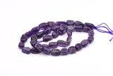 Amethyst 11x6mm Nugget Gemstone Beads Full Strand 15.5 Inches T095