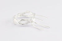 Claw Ring Blank, 925 Silver Claw Ring Settings With 4 Claws For Natural Stones N0134