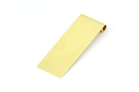 Raw Brass Pendant, 12 Raw Brass Rectangle Pendants (42x15x0.40mm) B0304