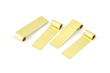 Raw Brass Pendant, 24 Raw Brass Rectangle Pendants (27x8x0.40mm) B0310
