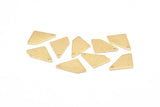 Brass Diamond Charm, 50 Raw Brass Rhombus Stamping Blanks With 1 Hole, Earrings, Findings (14x9x0,80m) D0672