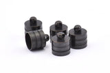 Black End Cap, 8 Oxidized Black Brass End Cap , Cord Tip, (9mm) Cord End - (11.5x10mm) - Cap 5 A0781 B0023 H0689 S897