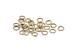 9mm Jump Ring, 100 Antique Brass Jump Rings (9x1.2mm) A1009