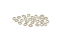 Oval Jump Ring, 100 Antique Brass Oval Jump Rings (7x5x0.9mm) A1068