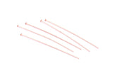 Rose Gold Pin, 100 Rose Gold Tone Brass Ball Head Pins (50x0.6mm) A1109