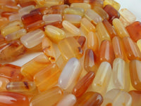 Hot Carnelian Agate 18x13 Mm Rectangle Gemstone  Beads 15.5 Inches Full Strand T005