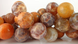 Crab Agate 10mm  Round Gemstone Beads-full Strand 15.5 Inches T005