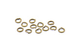 7mm Jump Ring, 1500 Antique Brass Jump Rings (7x1.2mm) A1033