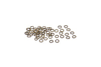 4mm Jump Ring, 500 Antique Brass Jump Rings (4x0.6mm) A1011