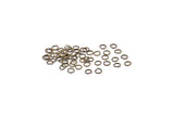 4mm Jump Ring, 500 Antique Brass Jump Rings (4x0.6mm) A1011