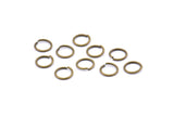 7mm Jump Ring, 250 Antique Brass Jump Rings (7x0.8mm) A1077
