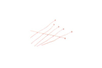 Rose Gold Pin, 50 Rose Gold Tone Brass Ball Head Pins (50x2x0.6mm) A1108