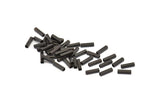 Black Spacer Bead, 100 Oxidized Black Brass Square Shaped Tube Beads, Charms, Findings (8x2mm) Brs 1404 A0717 S927