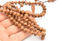 Organic Handcraft Kuka, Kuka Beads, Wood Beads, Full Strand (8x7mm) TX6