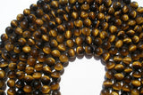 Tiger Eye 10mm Round Gemstone Beads 15.5 Inches Full Strand T016