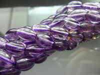 Amethyst 9mm Barrel  Gemstone Beads 15.5 Inches Full Strand G47   T061