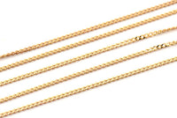 Brass Chain, Raw Brass Soldered Chain (1mm) 3m-5m-10m-20m-50m-90m Z193