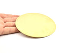 Brass Round Blank, 2 Raw Brass Huge Round Stamping Blanks (100x0.40mm) BS 1677