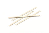 Long Bar Pendant, 8 Antique Silver Plated Long Bar Pendant With 1 Hole, Tags (70x3x1mm) BRC 160--A0823 H1171