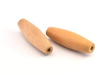 Vintage Wooden Bead, 4 Vintage Wooden Beads Made In Germany, Findings (58x18mm) B55
