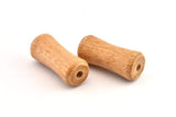 Vintage Wooden Bead, 8 Vintage Wooden Beads Made In Germany, Findings (39x17mm) B41