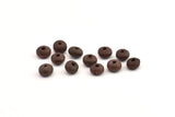 Vintage Wooden Bead, 250 Vintage Wooden Beads Made In Germany, Findings (8x5mm) B47