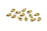 Brass Parrot Clasp, 10 Raw Brass Lobster Claw Clasps (11x6mm) D1509