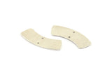 Silver Rectangle Bar, 2 925 Silver Rectangle Bars With 2 Holes (28x8x0.80mm) P011