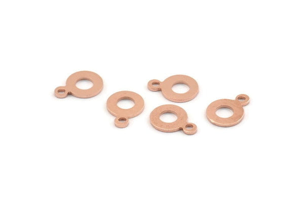 Bakır Çember Tılsımı, 1 Döngülü 100 Ham Bakır Çember Tılsımı, Bulgular (11x8x0,80 mm) M011
