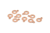 Bakır Çember Tılsımı, 1 Döngülü 100 Ham Bakır Çember Tılsımı, Bulgular (11x8x0,80 mm) M011