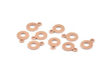 Bakır Çember Tılsımı, 1 Döngülü 100 Ham Bakır Çember Tılsımı, Bulgular (11x8x0,80 mm) M011