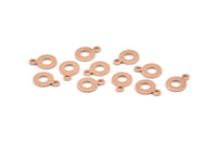 Bakır Çember Tılsımı, 1 Döngülü 100 Ham Bakır Çember Tılsımı, Bulgular (11x8x0,80 mm) M011