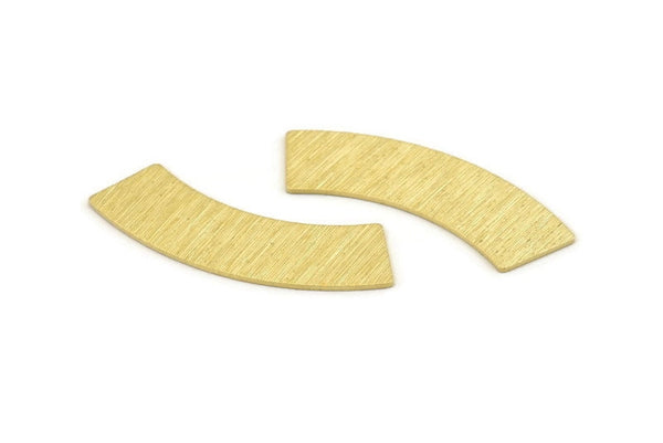 Brass Rectangle Blank, 10 Textured Raw Brass Rectangle Stamping Blanks (37x10x0.80mm) M099