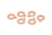 Bakır Çember Tılsımı, 1 Döngülü 50 Ham Bakır Çember Tılsımı, Bulgular (15x12x0,80 mm) M012