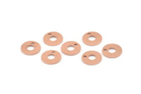 Bakır Çember Tılsımı, 1 Delikli 50 Ham Bakır Çember Tılsımı, Bulgular (10x0,80 mm) M015