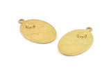 Gold Sun Charm, 2 Gold Plated Brass Sun And Cloud Charms With 1 Loop, Earrings, Pendants (27x18x1.5mm) N1111