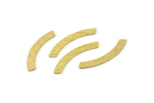 Brass Blank, 24 Textered Raw Brass Stamping Blanks (29x3.5x0.80mm) M320