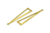 Pirinç Üçgen Tılsım, 3 Delikli 24 Ham Pirinç Üçgen Tılsım, Bulgular (50x11x0,80 mm) A1485
