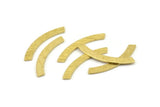 Brass Blank, 24 Textered Raw Brass Stamping Blanks (29x3.5x0.80mm) M320
