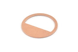 Copper Round Blank, 12 Raw Copper Round Blanks, Stamping Blanks (25x0.80mm) M419
