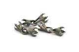 Silver Dragon Claw, 925 Silver, 925 Silver Bracelet Connectors, For Making Bracelets, Bracelet Clasp, Bracelet Parts - Setting Size 8mm F127