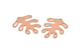 Bakır Yaprak Tılsımı, 1 Delikli 8 Ham Bakır Yaprak Tılsımı, Bulgular (32x25x0,80 mm) M489